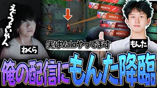 【神回】もんたくんが俺の配信で大暴れしててシヌゥ ※僕のかわい子ちゃん聴けます【VALORANT】