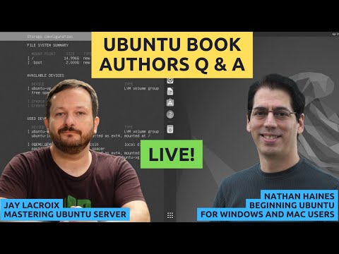 Ubuntu Book Authors Live Stream Q & A