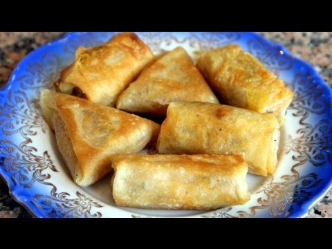 Rolling and Cooking Briwat Recipe - Briwat Special Episode 3 - CookingWithAlia - Episode 270 - UCB8yzUOYzM30kGjwc97_Fvw