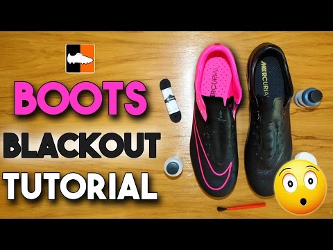 How to Black-Out Your Football Boots & Soccer Cleats - UCs7sNio5rN3RvWuvKvc4Xtg