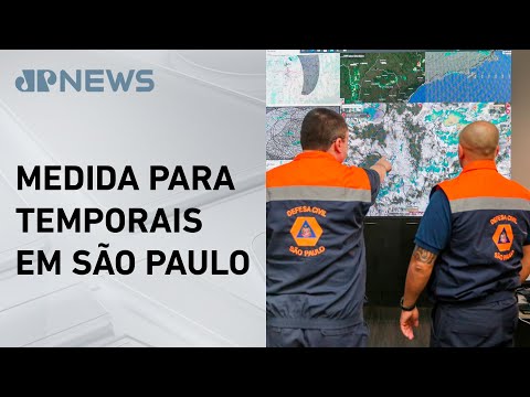 Defesa Civil de SP emite alerta e monta gabinete de crise