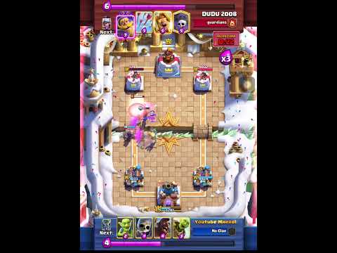 3 wizards too OP clash royale