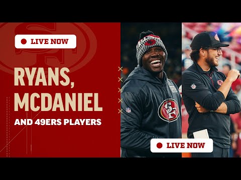DeMeco Ryans, Mike McDaniel and 49ers Players Discuss NFC Championship Matchup vs. Rams video clip