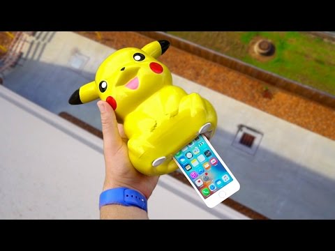 Can iPhone SE Survive a 100 FT Drop Shoved up a Pikachu's Buttocks? - UCmY5lv5l2RYGOKWKGXLmGJw