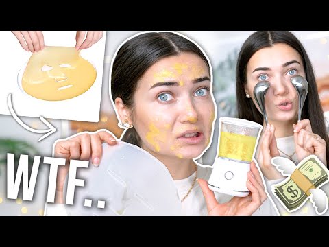Video: TESTING WEIRD BEAUTY GADGETS... ARE THEY WORTH THE MONEY!?