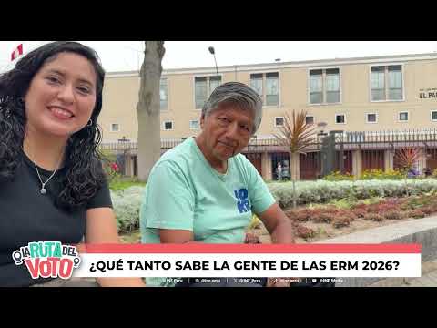  ¡Arrancamos con La Ruta del voto!  El equipo del JNE recorre las plazas más emblemáticas de Lima.