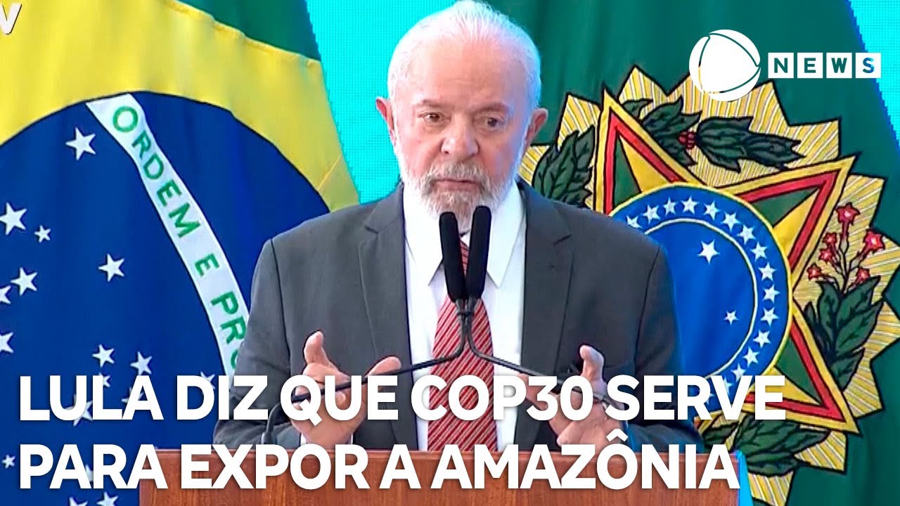 Lula diz que COP30 serve para expor realidade na Amazônia