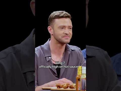 *NSYNC's reaction to every wing on Hot Ones 🔥😂