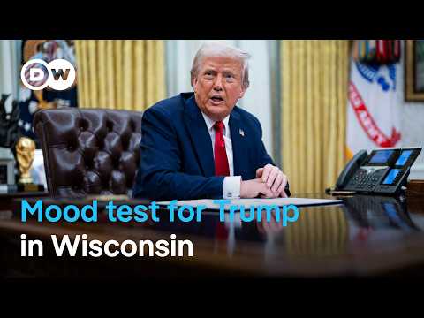 US president Trump faces test in the Wisconsin Supreme Court vote | DW News