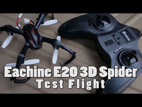 Eachine E20 3D Spider Test Flight - UCnJyFn_66GMfAbz1AW9MqbQ