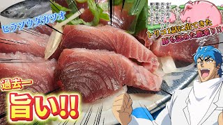 【今まで食ってたカツオは腐ってたのか！？】全身トロのヒラソウダガツオを調理する、自分をトリコだと思い込んでいる男【過去一】