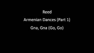Reed - Armenian Dances (Part 1) - Gna, Gna (Go, Go) (UIL Music Memory 2016-2017)