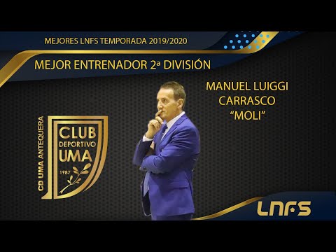 Moli, Trofeo al 'Mejor Entrenador' en Segunda División de la LNFS en la Temporada 2019/20