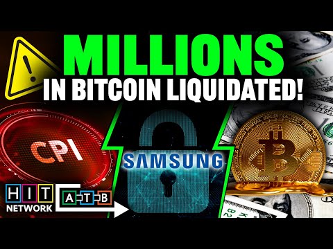 Millions in Bitcoin Liquidated! (Samsung MEETS Blockchain?)