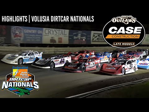 World of Outlaws CASE Late Models | DIRTcar Nationals | February 16, 2024 | HIGHLIGHTS - dirt track racing video image
