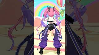 はちゃめちゃわちゃライフ踊ってみた！🍑【#綺々羅々ヴィヴィ】#vtuber #hololive #dance #shorts #ふるっぱー