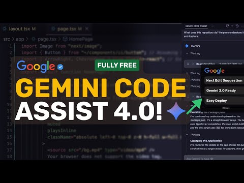 Gemini Code Assist 4.0: They are GETTING READY for GEMINI 3.0! Next Edit Suggestions, Fast Edit!