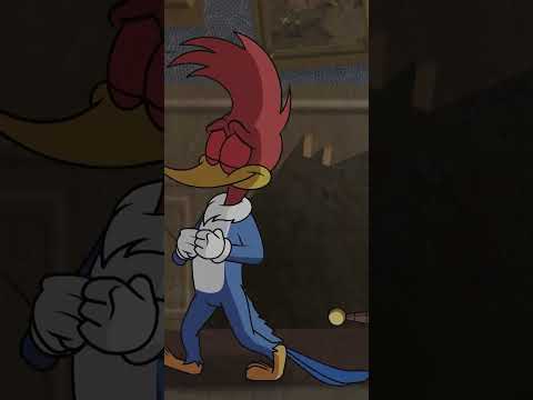 Woody freaks out over haunted house! #halloween #shorts