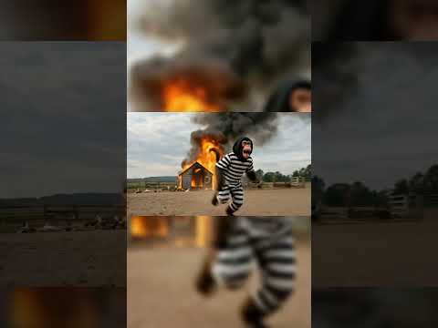 Prison Break! 🤫 Stripey Monkey Hiding with a Lantern! 🔦 #shorts