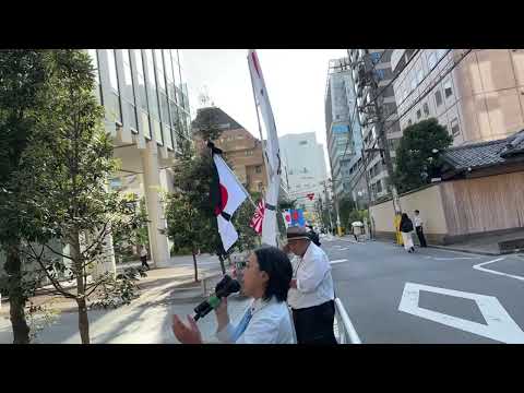 【日本第一党公式】 8•29 JICAアフリカホームタウン計画 抗議街宣。