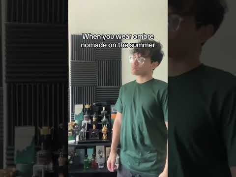 Ombre nomade on the summer is diabolical #fragrance #perfume #louisvuitton #fyp #viral #viralvideo
