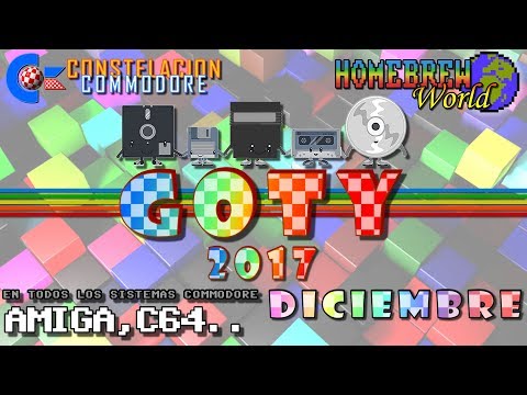 GOTY 2017 CC Diciembre Juegos Amiga, C64, Plus4, VIC20.. | Homebrew World #0016