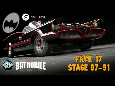 Building the 1/8 scale Fanhome Batman 1966 Bamobile Pack 17 Stages 87 - 91