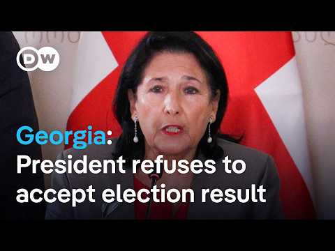 Political turmoil in Georgia after pro-Russian party declared election winner | DW News