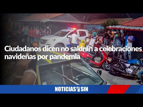 Ciudadanos dicen no saldrán a celebraciones navideñas por pandemia