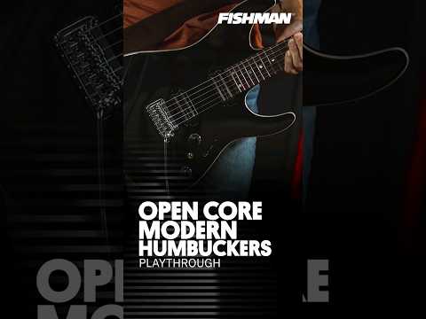 The Fluence Open Core Moderns offers three distinct voices! #guitar #fishman #electricguitar