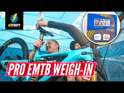 How Much Do Pro Full Power eMTBs REALLY Weigh!?