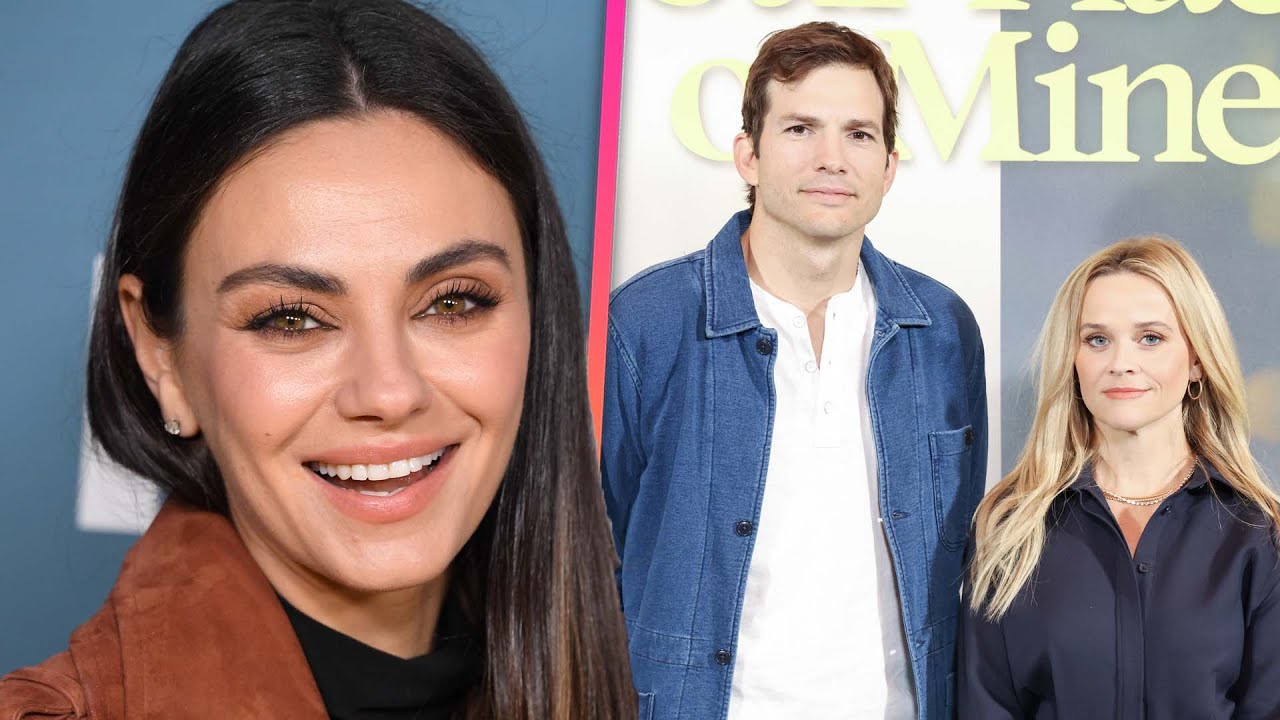 Mila Kunis ROASTS Ashton Kutcher and Reese Witherspoon For Awkward Red Carpet Moment