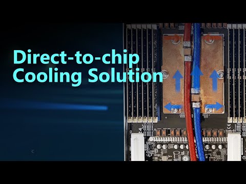 ASUS Direct-to-chip Cooling (D2C) Server Solution