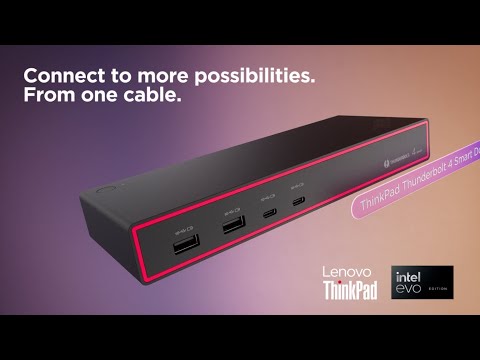 Introducing the Lenovo ThinkPad Thunderbolt 4 Smart Dock Gen 2 7500