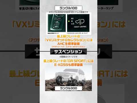 【比較】中古車市場でも人気のランクル100と最新モデルランクル300を比較検証!#shorts