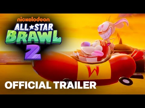 Nickelodeon All-Star Brawl 2 - Official Ren & Stimpy Gameplay Spotlight Trailer