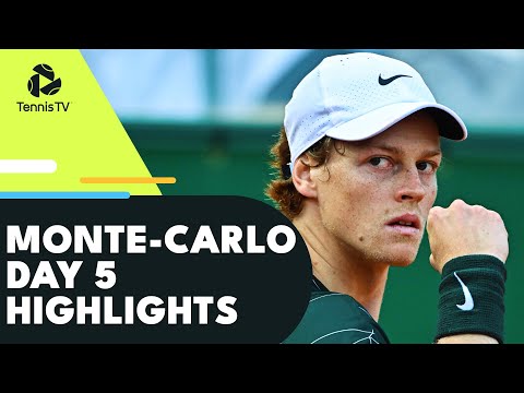 Rublev vs Sinner in WILD atmosphere; Tsitsipas, Zverev Feature | Monte Carlo 2022 Highlights Day 5