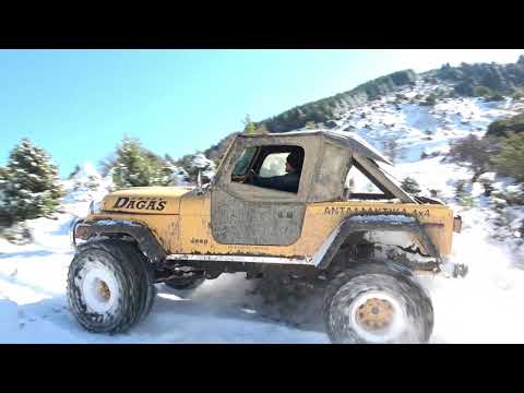 JEEP in the snow - DAGAS 4x4 Larissa