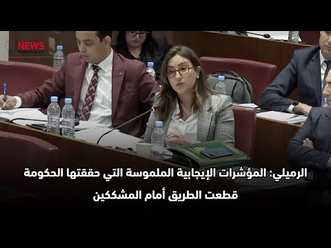 الرميلي: المؤشرات الإيجابية الملموسة التي حققتها الحكومة قطعت الطريق أمام المشككين