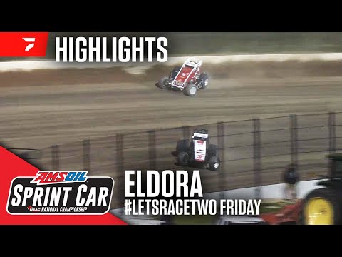 INCREDIBLE FINISH | USAC Sprints #LetsRaceTwo Friday at Eldora Speedway 5/3/24 | Highlights - dirt track racing video image