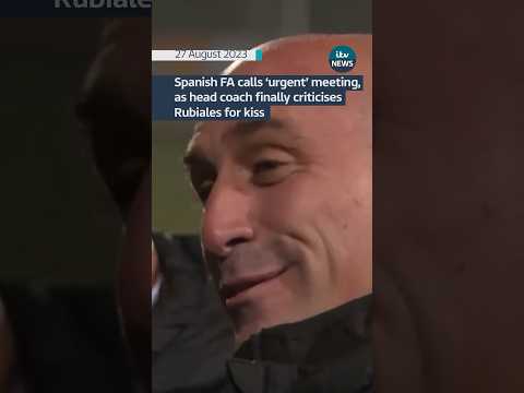 Spanish FA calls ‘urgent’ meeting over #Rubiales kiss scandal #jorgevilda #spain #football