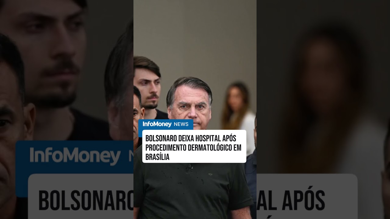 Bolsonaro deixa hospital após procedimento dermatológico em Brasília