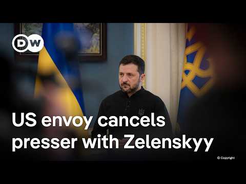 US-Ukraine tensions escalate as Zelenskyy-Kellogg press conference cancelled | DW News
