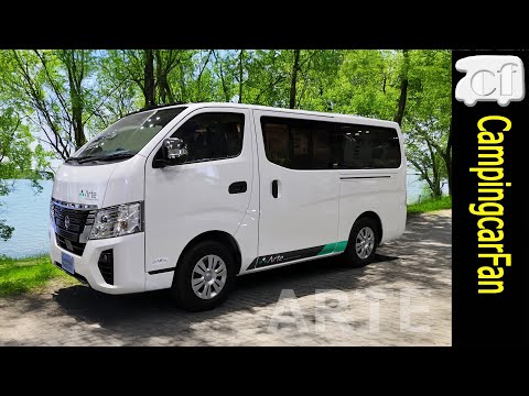 【アルテ：アネックス】詳細レビューと他車情報：充実装備でクルマ旅にも対応できるキャラバン標準ルーフバンコンキャンピングカー