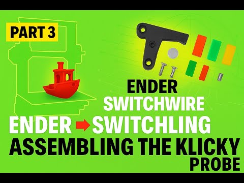 Ender 3 Pro to Voron Switchwire – Part 3 Klicky Probe Assembly Tutorial  3D Printer Upgrade Guide Ender 3 Pro to Voron Switchwire – Part 3 Klicky Probe Assembly Tutorial  3D Printer Upgrade Guide