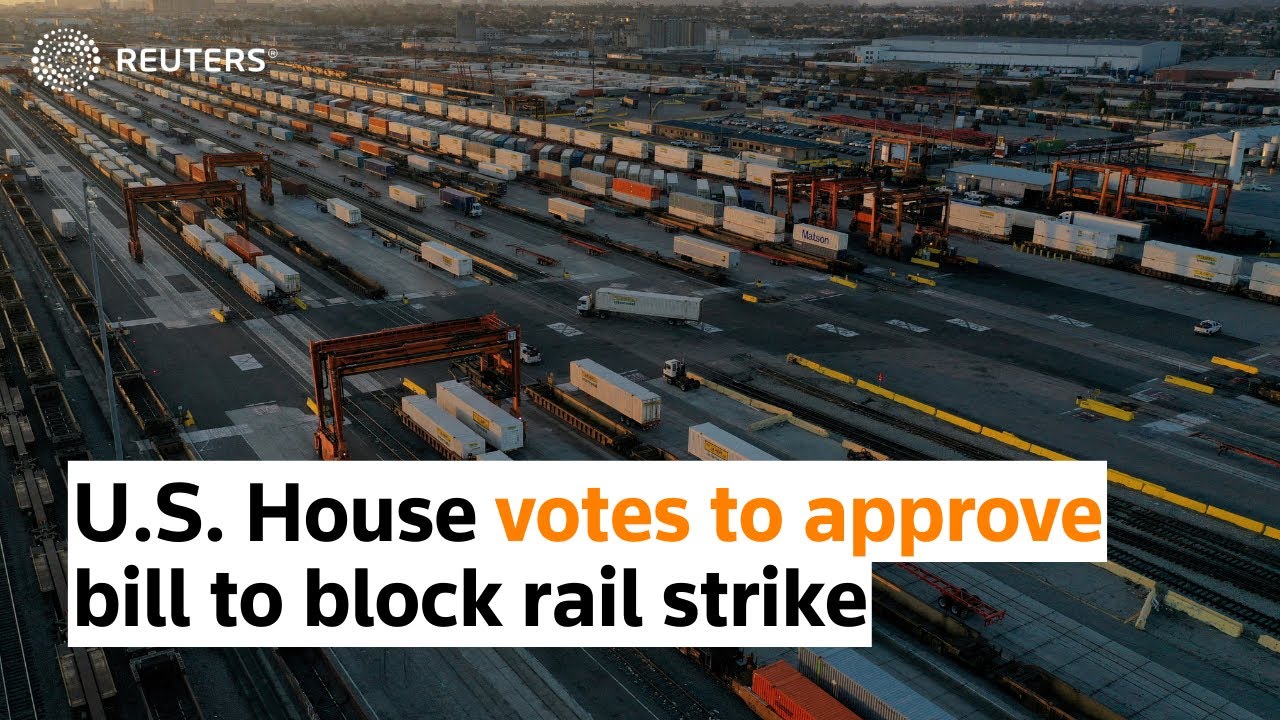 U.S. House votes to approve bill to block rail strike