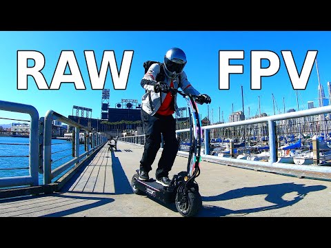 Weped SS Raw FPV - The LAST Group Ride, Electric Scooter San Francisco Ride