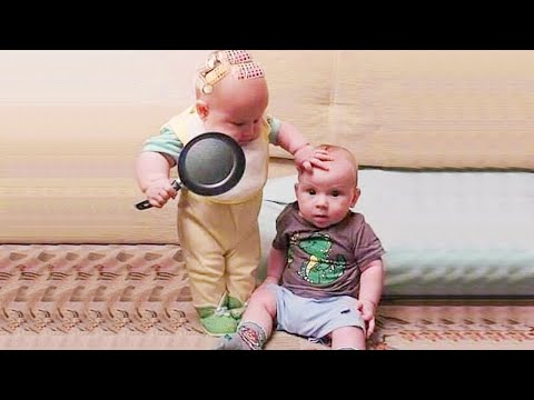 Best Funniest Twin babies Videos that will make you happy 99%!