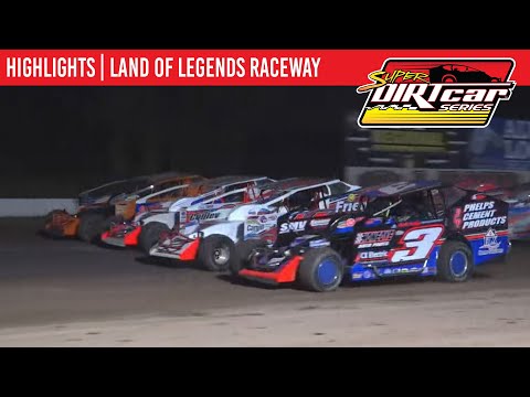 Super DIRTcar Series Big Block Modifieds Land of Legends Raceway June 30, 2022 | HIGHLIGHTS - dirt track racing video image