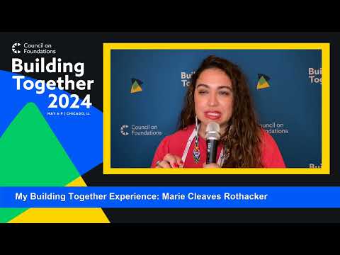 Marie Cleaves Rothacker at #BuildingTogether24